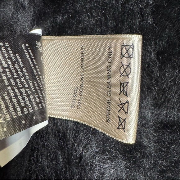 Denimaxx Couture Black Lambskin Jacket Long Coat Women’s Small - Picture 10 of 15